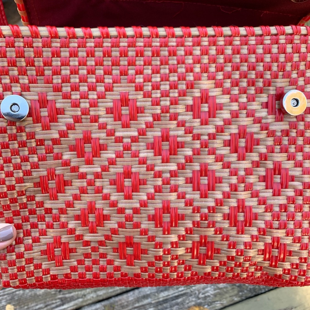 NWOT Vintage Handmade Macrame Crossbody - Picture 14 of 16